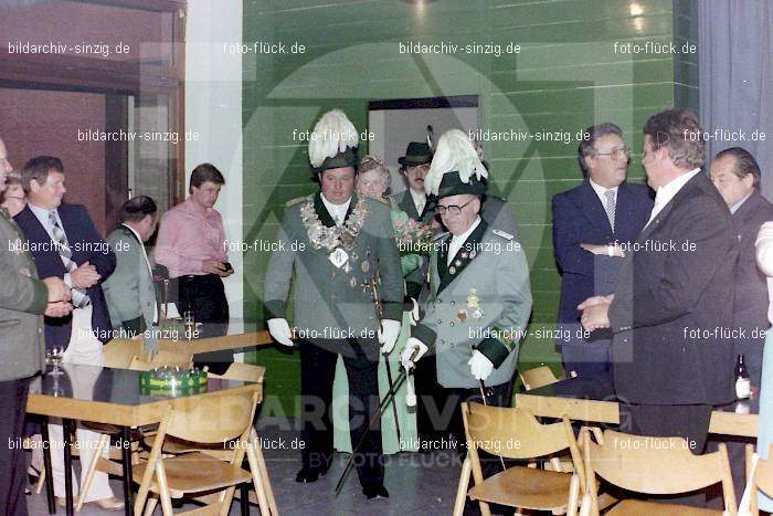 1979 Schützenball der St. Hubertus Schützengesellschaft im Jugendhaus Sinzig: SCSTHBSCJGSN-011015