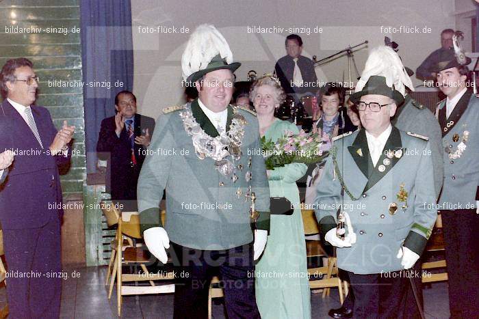 1979 Schützenball der St. Hubertus Schützengesellschaft im Jugendhaus Sinzig: SCSTHBSCJGSN-011017