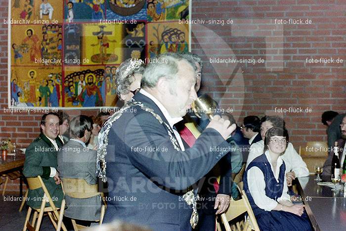 1979 Schützenball der St. Hubertus Schützengesellschaft im Jugendhaus Sinzig: SCSTHBSCJGSN-011071