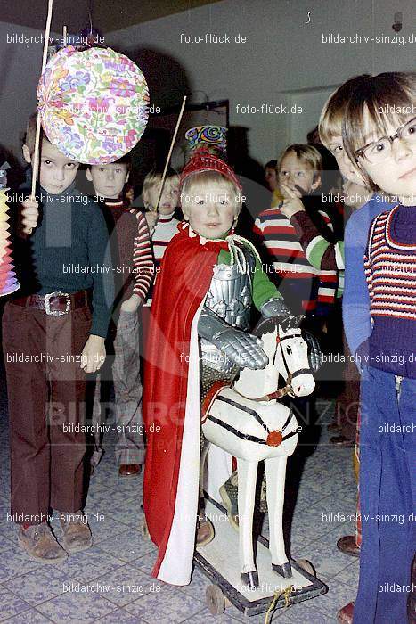 1974 Sankt Martin im Kindergarten St. Peter: SNMRKNSTPT-011190