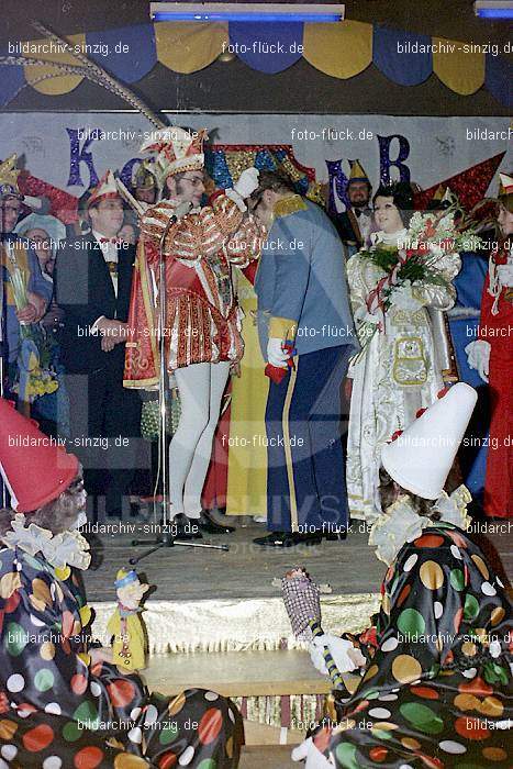 1974 Prinzenproklamation im Helenensaal Sinzig: PRHLSN-012506