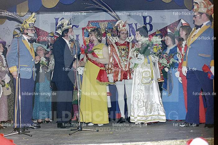 1974 Prinzenproklamation im Helenensaal Sinzig: PRHLSN-012512