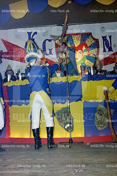 1974 Prinzenproklamation im Helenensaal Sinzig: PRHLSN-012524