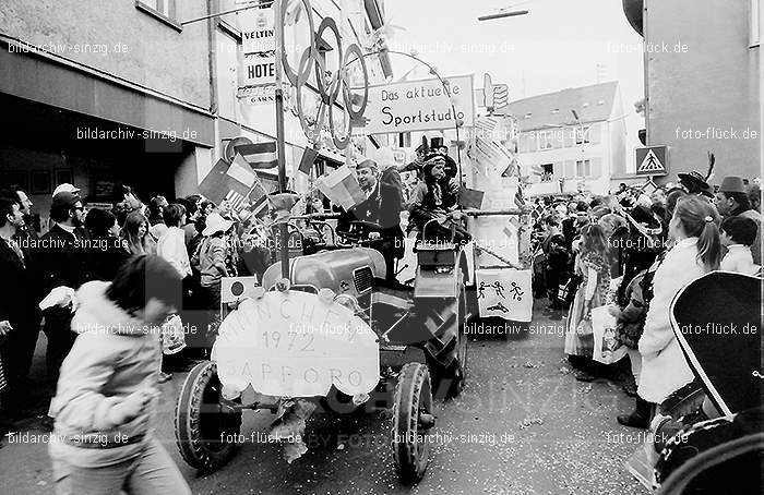 1972 Karnevalsumzug - Veilchendienstag in Sinzig: KRVLSN-013487