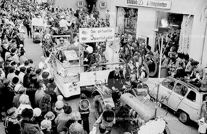 1972 Karnevalsumzug - Veilchendienstag in Sinzig: KRVLSN-013534