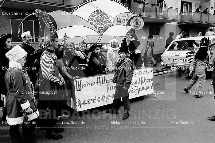 1971 Karnevalsumzug - Veilchendienstag in Sinzig: KRVLSN-014526
