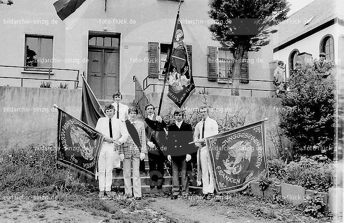 Junggesellen Franken 1972 Gruppenfoto: JNFRGR-001966