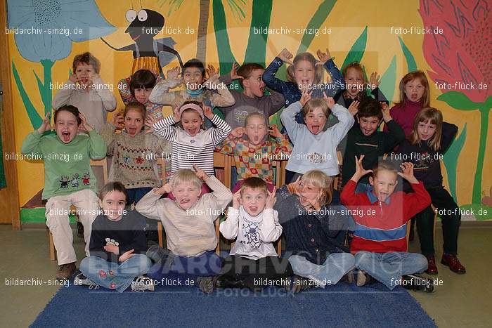 Kindergarten Königsfeld "Flohkiste" 2003 Gruppenfotos: KNKNFLGR-004179