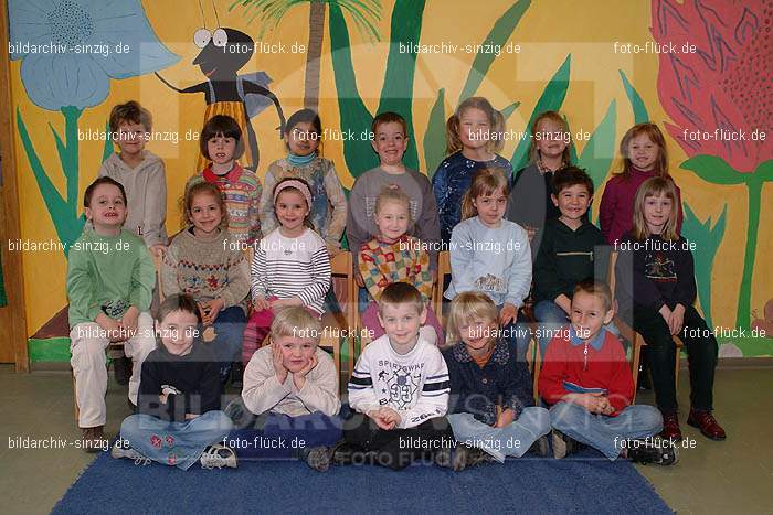 Kindergarten Königsfeld "Flohkiste" 2003 Gruppenfotos: KNKNFLGR-004182