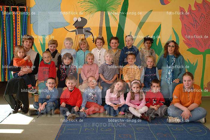 Kindergarten Königsfeld "Flohkiste" 2003 Gruppenfotos: KNKNFLGR-004184