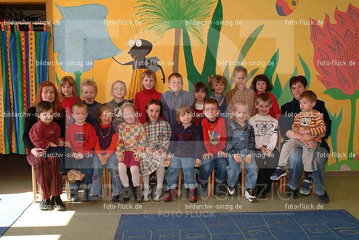 Kindergarten Königsfeld "Flohkiste" 2003 Gruppenfotos: KNKNFLGR-004185