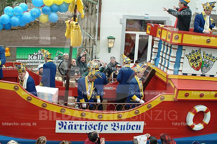 2004 Karnevalsumzug - Veilchendienstag Sinzig: KRVLSN-006646