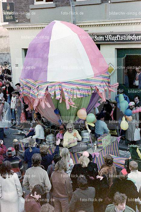 1980 Karnevals Umzug Veilchen Dienstag Sinzig: KRMZVLDNSN-008264