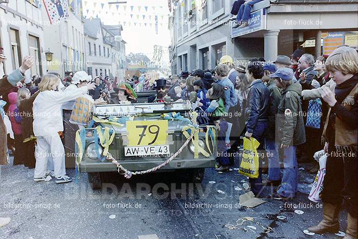 1979 Karnevalsumzug - Veilchendienstag in Sinzig: KRVLSN-009295