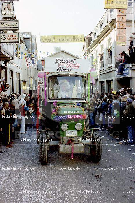 1979 Karnevalsumzug - Veilchendienstag in Sinzig: KRVLSN-009787