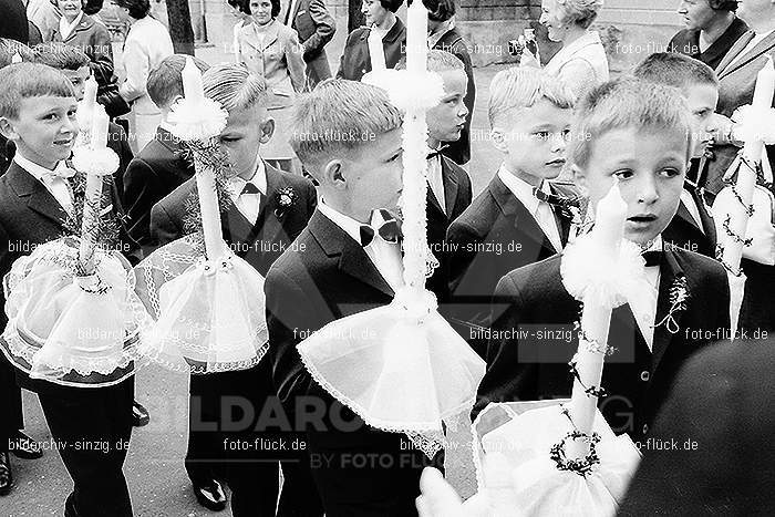 1967 Weißer Sonntag Kommunion in Sinzig St. Peter: WSSNKMSNSTPT-009989